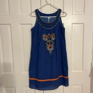 Gorgeous embroidered Boho dress. Perfect condition. Worn 2-3 times. Full lining.